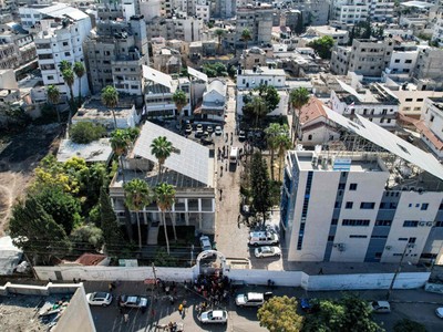 Photos reveal scene of al-Ahli Hospital explosion in Gaza | National Post
