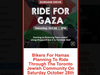 Ride for Gaza poster