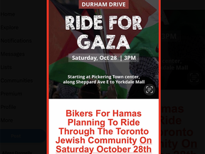 Ride for Gaza poster
