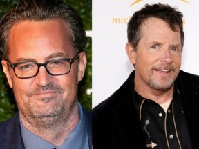 Matthew Perry and Michael J Fox