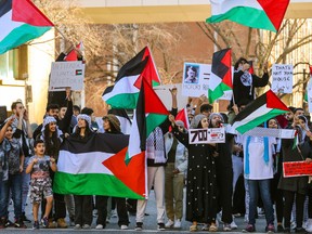 Palestine rally Calgary