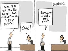 Carbon tax cartoon.