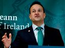 Irish Prime Minister Leo Varadkar on Sunday compared Israel's war on Hamas to Russia's war on Ukraine.