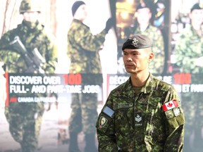Canadian Armed Forces recruiter
