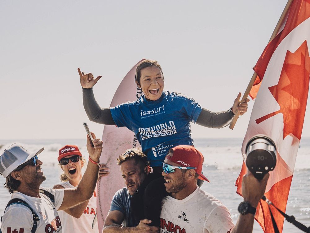 Canadian Victoria Feige adds to trophy case, wins fifth para surfing