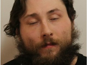 Fort Saskatchewan RCMP issued a dangerous person alert just after noon on Sunday, Nov. 19, 2023. Police said Trevor Chykerda, 32, is described as being five foot six inches tall with a heavy build, brown hair, brown eyes, wearing all dark clothing.