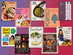 Ever-Green Vietnamese, Salad Pizza Wine, Simply West African, Portico, The Korean Cookbook, Start Here, The Secret of Cooking, Tenderheart, Cook It Wild, In Mary's Kitchen