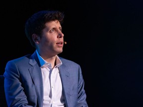Sam Altman, chief executive officer of OpenAI, during a fireside chat organized by Softbank Ventures Asia in Seoul, June 9.