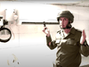 A screenshot show an Israeli soldier in front of an air conditioning unit in one of the rooms off the main tunnel under Shifa hospital.