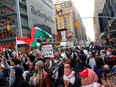 Pro-Palestine activists march in New York City