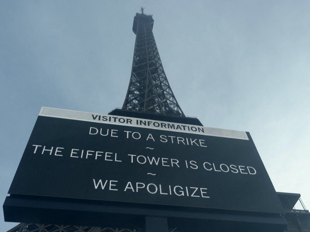 Eiffel Tower closed as workers strike over tower s long term