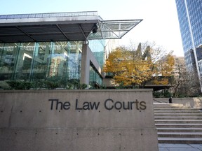The Law Courts building in Vancouver.