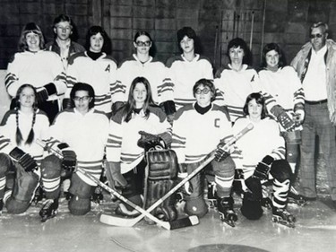 The Edmonton Chestnuts, seen here in a 1975 or 1976 photo.