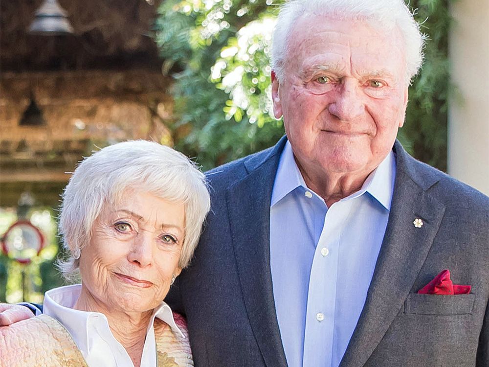 Frances and the late Samuel Belzberg