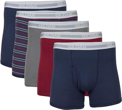 INNERSY Men's Boxer Briefs Cotton Underwear for Men with Pouch Mens  Underwear 4-Pack 