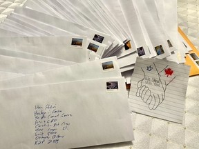 Letters for Gaza hostages