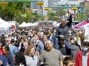 Thousands of people enjoy Calgary's Lilac Festival on June 5, 2022. Alberta’s population is again growing faster than any other province in Canada, according to figures from Statistics Canada.