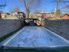 A backyard rink