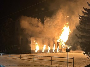 structure fire church