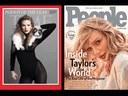 Taylor Swift on the covers of the newest issues of Time and People magazines.