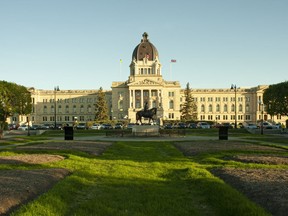 The Saskatchewan Health Authority says it's taking steps to deal with overcrowding in Regina's hospitals. The Saskatchewan Legislative Building at Wascana Centre in Regina, Saturday, May 30, 2020.