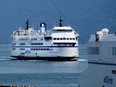 BC Ferry Queen of Surrey prepares to dock at the Horseshoe Bay ferry terminal.