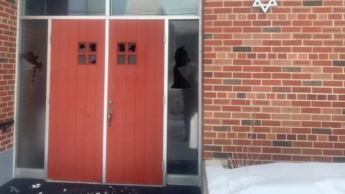 Synagogue vandalized in New Brunswick capital