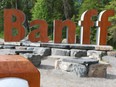 entrance sign banff