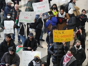 York University protest