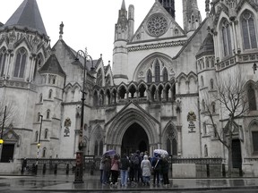 Royal Court of Justice in London
