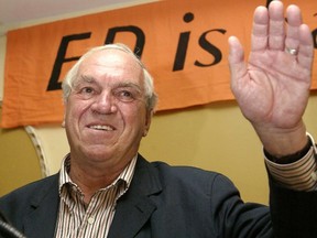 Former NDP leader Ed Broadbent.