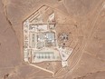 Satellite view of the Tower 22 base in Jordan.