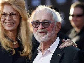 Director Norman Jewison with his wife Lynne St. David.