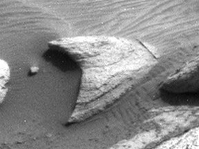 A Star Trek symbol on Mars.