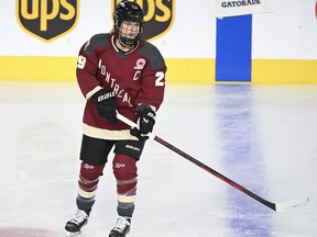 Team captain Marie-Philip Poulin and defender Ella Shelton are among the players looking to build on strong seasons in the Professional Women's Hockey League when the Rivalry Series between Canada and the United States resumes next month. Poulin skates before a PWHL hockey game against New York in Laval, Que., Tuesday, Jan. 16, 2024.