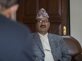 Nepal's Foreign Minister Narayan Prakash Saud