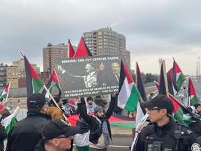The Avenue Road bridge over Highway 401 in North York has proved to be a popular demonstration spot for Pro-Palestinian protesters, prompting police to close the bridge to traffic and leaving area residents to find alternate routes on and off the highway.