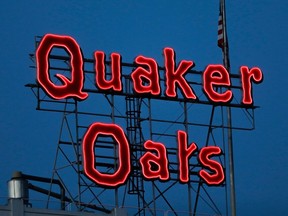 Quaker Oats sign