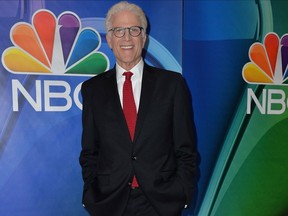 Ted Danson was reunited with his Cheers castmates at the Emmys.