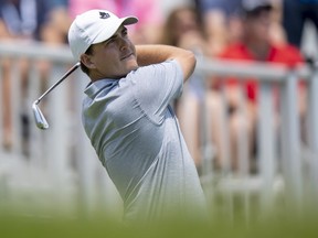 Just nine tournaments into the DP World Tour season, Canada's Aaron Cockerill is already in the best position of his career.&ampnbsp;Cockerill tees off on the first hole in the third round of the Canadian Open in Toronto on Saturday, June 11, 2022.