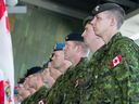 Troops gather in the Lebreton Gallery as the Canadian Armed Forces Nijmegen Marchers Departure Parade at the Canadian War Museum takes place.