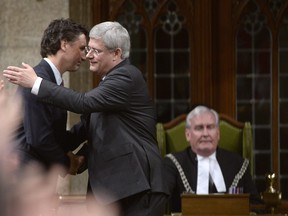 Trudeau and Harper