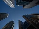 Toronto’s Financial District on March 9, 2023.