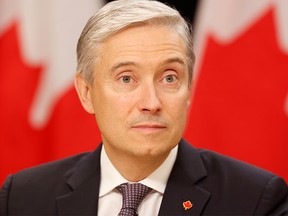 Minister of Innovation, Science and Industry François-Philippe Champagne