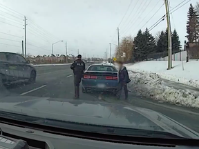 Police pulls over young driver for speeding