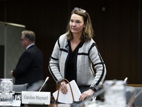 Information commissioner Caroline Maynard, shown here in a file photo from March 2023, testified Monday before the House of Commons Committee on National Defence.
