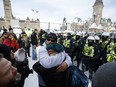 Police break up Freedom Convoy protest in Ottawa.