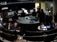 Flight controllers at Intuitive Machines in Houston