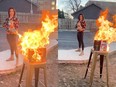 Valentina Gomez, a Republican candidate for Missouri secretary of state, posted a video on social media in February 2024 showing herself taking a blowtorch to two books, including Quebec-authored Naked: Not Your Average Sex Encyclopedia. The book was written by Myriam Daguzan Bernier and illustrated by Cécile Gariépy.