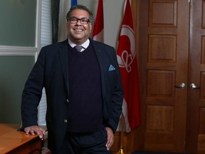 Naheed Nenshi wants to build a broad coalition in Alberta's NDP, while defending core values of tolerance and inclusion. Jim Wells/Postmedia